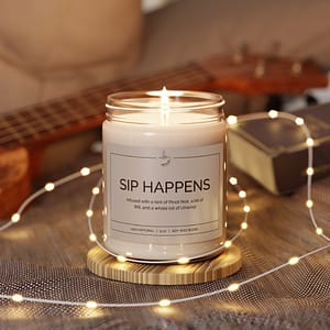 Sip Happens Candle