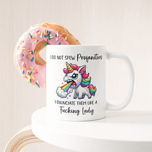 Fucking Lady Unicorn Mug