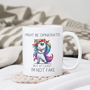 Opinionated Unicorn Mug