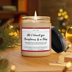 All I Want For Christmas Candle